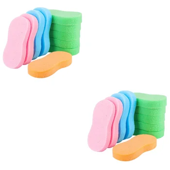 2шт WINOMO 10шт Губки для мытья автомобилей с костяным дизайном, Пористые губки для мытья автомобилей, сжатые, впитывающие губки для чистки (случайный цвет)