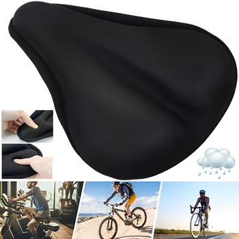 3D мягкое утолщенное велосипедное сиденье, дышащий чехол для велосипедного седла, удобное поролоновое сиденье, подушка для горного велосипеда, подушка для велоспорта