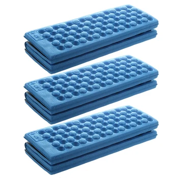 3X Персонализированная Складная Водонепроницаемая подушка для сиденья из пенопласта (синяя)