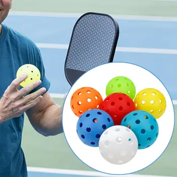 7 Шт. шариков для пиклбола с 40 отверстиями для санкционированных турниров в помещении