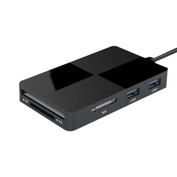 8-В-1 USB C Концентратор, Устройство чтения карт Micro-SD, Адаптер для карт памяти CF/SD/TF/XD /MS, для портативных ПК Micro-SDXC SDHC