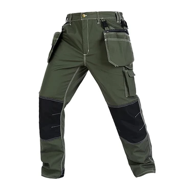 Bauskydd, высококачественные мужские износостойкие рабочие брюки с несколькими карманами, рабочие брюки-карго, спецодежда механика-строителя