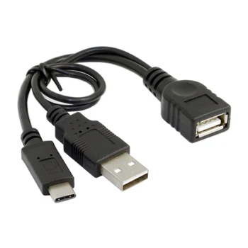 CYDZ USB-C Разъем USB 3.1 Type C для подключения кабеля передачи данных OTG с дополнительным питанием