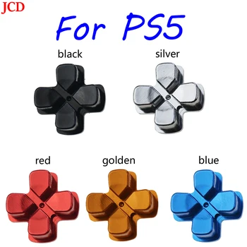 JCD 1шт Металлическая Кнопка Dpad Алюминиевая Кнопка Направления Для Sony PS4 PS5 Контроллер Перекрестная Кнопка Для PS5