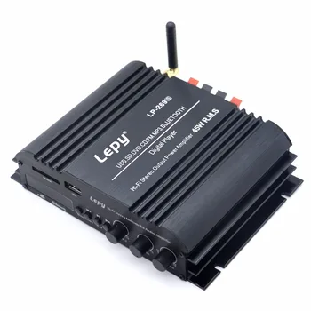 Lepy LP-269S 4-Канальный Hi-Fi Bluetooth Усилитель 3,5 мм AUX USB SD FM Цифровой Стереоусилитель Для Автомобильного Домашнего Компьютера
