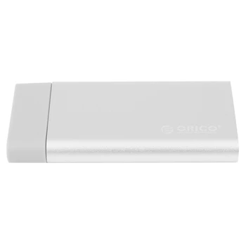Orico Алюминиевый Мини-Корпус Ssd Msata, Корпус жесткого диска, Высокоскоростной Винт Usb 3.0, 5 Гбит/с, Жесткий диск, Внешний ящик для хранения