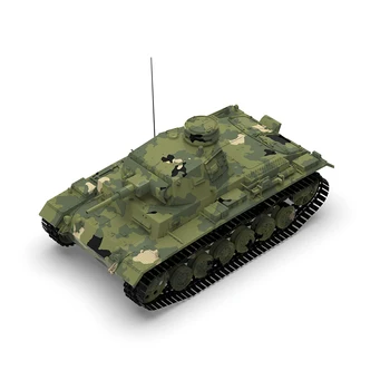SSMODEL 144712 V1.7 1/144 3D печатный набор моделей из смолы PzKpfwIII Medium Tank F