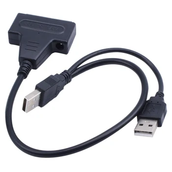 USB 2.0 к IDE SATA S-ATA 2,5/3,5-дюймовый адаптер для жесткого диска HDD/SSD ноутбука, кабель-конвертер для жесткого диска