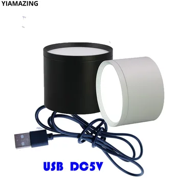 USB DC5V IP65 Наружный водонепроницаемый светодиодный светильник для крыльца, установленный на поверхности, 7 Вт, 9 Вт, 12 Вт, 15 Вт, Диммер, Настенный светильник для кухни, балкона, коридора