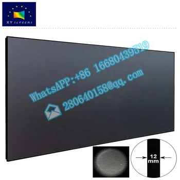 XY Хорошая цена 80-дюймовый Проекционный экран из ПЭТ Crytal, Отбрасывающий Рассеянный Свет, с Ультратонкой Рамкой ALR Screen для Проектора UST
