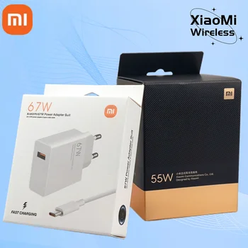 Xiaomi Беспроводная Зарядка Оригинал 50 Вт/55 Вт Max Qi Smart Вертикальный Штекер воздушного Охлаждения 67 Вт Турбо Зарядное Устройство Для Mi 13 12 Ultra 11 12T pro