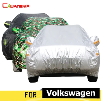 Автомобильный Чехол Cawanerl Защита От Солнца и Ультрафиолета, Защита От Снега И Дождя, Чехол Для Volkswagen Santana Tiguan Polo UP Phaeton Beetle Jetta Multivan