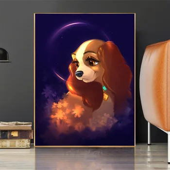Алмазная картина с изображением собаки 5D сделай САМ, полная алмазная мозаика, наборы для вышивки крестиком с героями мультфильмов, домашний декор