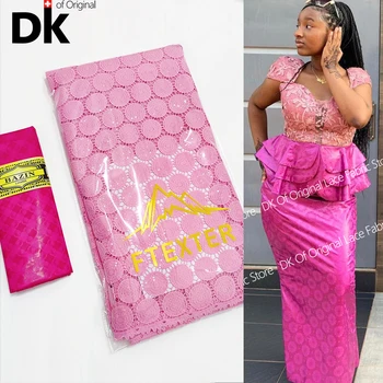 Африканская Кружевная Ткань Материал Для Платья Rich Bazin Оригинальный Новый Нигерия 2022 Высокое Качество Дубай Блестки Свадебная Вышивка Ткань