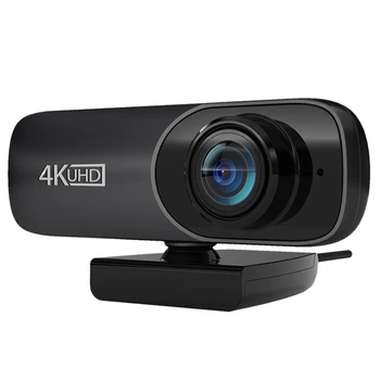 Веб-камера 4K Uhd 3840X2160P Веб-камера 800 Вт Пикселей Компьютерная Камера 120 ° Groothoek Веб-камера Met Microfoon