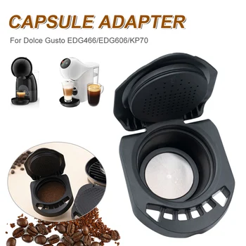 Высококачественный Адаптер для кофейных Капсул, Совместимый С Многоразовой машиной-конвертером Dolce Gusto EDG466/EDG606/KP70