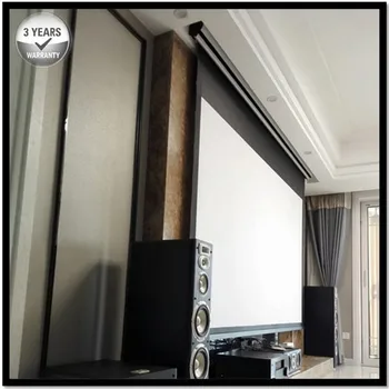 Высококачественный Акустический экран AcousticPro с высоким Натяжением, 2,35: 1, сверхширокий Звук 4K/8K Ultra HD, Прозрачный Перфорированный Тканый Экран Проектора