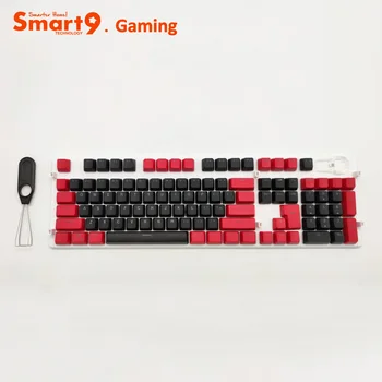 Двойные колпачки для клавиш Smart9 PBT с RGB подсветкой, буквы разных цветов для механических игровых клавиатур