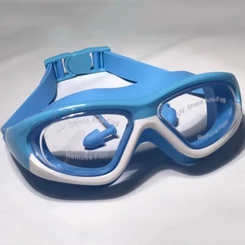 Детские очки для плавания в большой оправе, защищающие от запотевания ультрафиолета, Плавательные очки с удобными берушами Seal HD One
