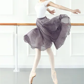Длинная Конкурсная пачка носит Платье Балерины, платье для тренировки тела Взрослой Женщины, Юбки для танцевальной гимнастики