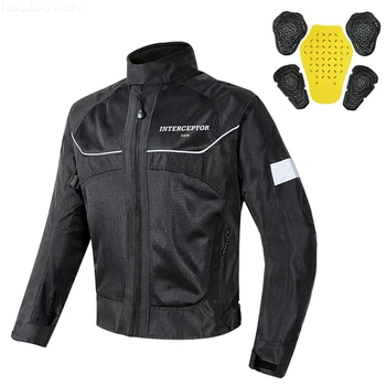 Для Interceptor 650 Continental GT650 Летняя мотоциклетная куртка с дышащей сеткой защитное снаряжение