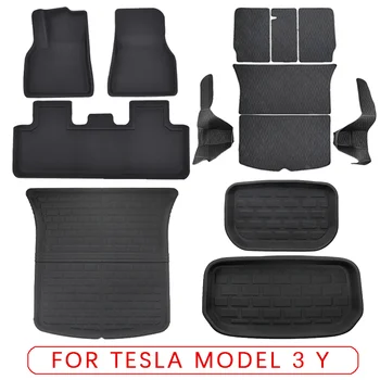 Для Tesla Model 3 Y 2023 Коврик для багажника Коврик Для Пола Левый Руль Правый Руль LHD RHD XPE Специальная Накладка для ног На 2016-2023 годы