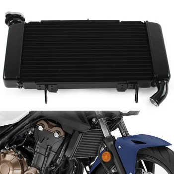 Замена алюминиевого радиатора охлаждения мотоцикла Для Honda CB500F 2019 2020 2021 Черный