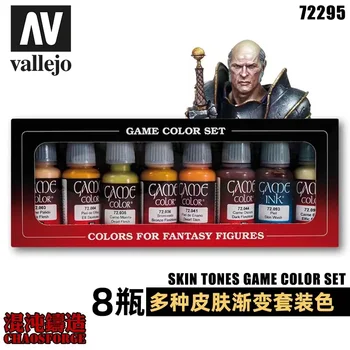 Игровой цвет Warhammer AV, цвет кожи персонажа, набор из 8 цветов, краска 72295 Acrylicos Vallejo