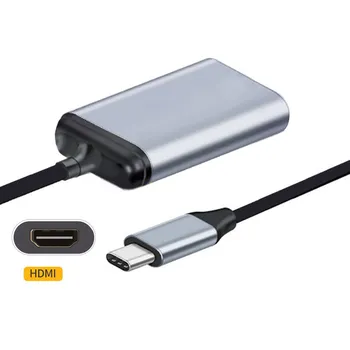 Кабель USB-C Type C к HDMI, HDTV-адаптер 4K 60hz 1080p для планшетов, телефонов и ноутбуков