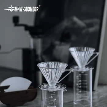 Капельница для кофе, Чашка с фильтром для кофе, инструменты для капельного приготовления кофе, ручка с эльфийским ухом, 30 ребер внутри V01 V02