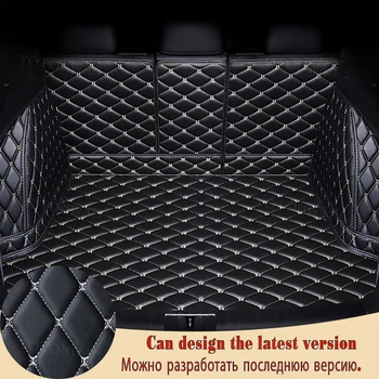 Коврик для багажника автомобиля Из натуральной кожи, изготовленный на заказ для Tesla Всех моделей Medels 3 Model S MODEL X MODEL Y 2014-2023 Автоматические накладки для Ног