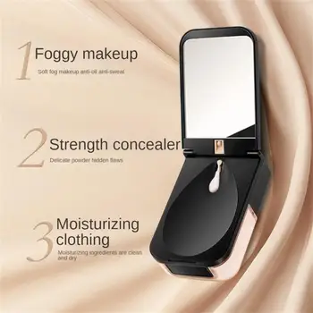Консилер с Зеркальным клапаном Раскладушка Дизайн Bb Крем Жидкая основа для макияжа, удерживающая Макияж, увлажняющая