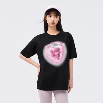 Крутая антибактериальная футболка с коротким рукавом Semir для женщин с дизайнерским принтом 2023, летняя новинка свободного кроя