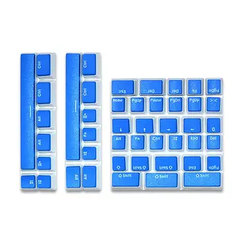 Легкие 46 клавиш Креативные 2-цветные Литьевые колпачки для компьютерных клавиш PBT, Колпачки для компьютерной клавиатуры, Универсальные Канцелярские принадлежности