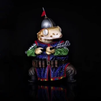Модель солдата Гекко из смолы, милая забавная настенная фигурка ящерицы, украшение сцены, игрушки для взрослых и детей, подарок на день рождения