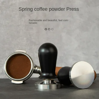 Молоток Для кофе, Эспрессо-машина, Нержавеющая Сталь, Эластичный Горизонтальный Пресс Постоянного Давления, Кофейная Посуда