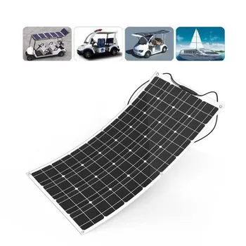 Монокристаллическая солнечная панель Мощностью 110 Вт, автономная от сети Яхта RV, Солнечная Фотоэлектрическая электростанция