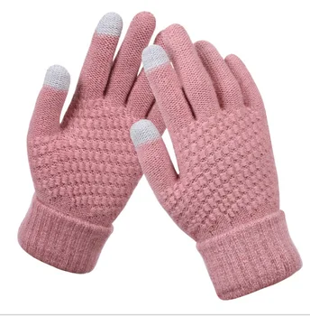 Мужские Женские Лыжные перчатки Зимние Теплые ветрозащитные флисовые Велосипедные Лыжные перчатки