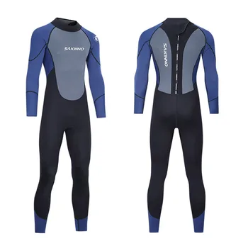 Мужские гидрокостюмы из неопрена 3 мм для серфинга Плавания Дайвинга SUP, полные костюмы, сохраняющие тепло в холодной воде, Гидрокостюм для мужчин