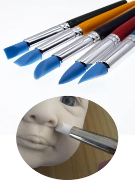 Мягкая резиновая ручка для придания формы инструментам из полимерной глины, хобби, инструменты для моделирования, набор красок для детей, художественные принадлежности, керамические инструменты 10 мм