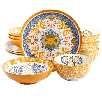 Набор керамической посуды California Designs Velletri из 12 предметов