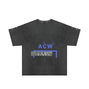 Новая винтажная футболка A Cold Wall Для мужчин И женщин, футболка Оверсайз, Хорошо выстиранная Футболка A-cold-wall *, топы Acw