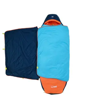 Очаровательный Короткий спальный мешок унисекс 17 градусов синего/оранжевого цвета: для всех ваших нужд!