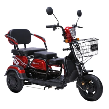 Повседневный электрический трехколесный велосипед 800w60v20a Для пожилых людей, для поездок за продуктами, Бытовой небольшой электромобиль с переменной скоростью