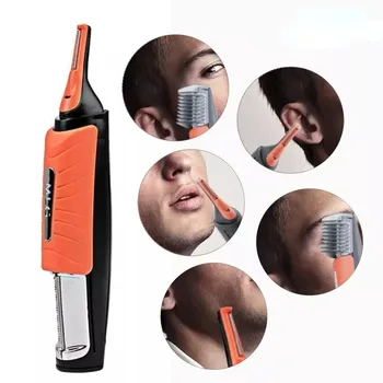 Прецизионный Микро-Триммер для бровей, ушей, носа, Машинка для стрижки Волос, Бритва, Персональный уход за лицом, Тример для волос со светодиодной подсветкой