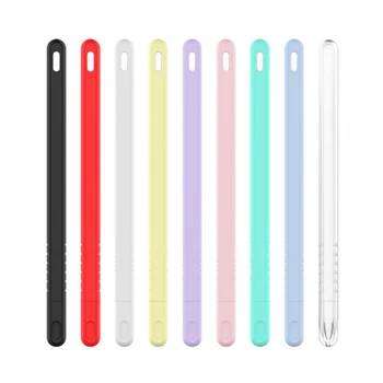 Силиконовый Совместимый чехол для Apple Pencil, Совместимый планшет, Сенсорная ручка, Стилус для iPad, мягкий защитный чехол-накладка