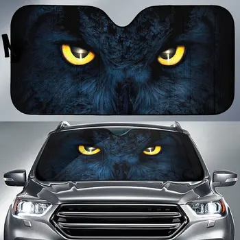 Солнцезащитные очки для автомобиля Owl Eyes Art Animal от Солнца Оттеняют Удивительный подарок H032720