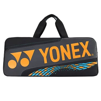 Сумка для бадминтона YONEX, 3 упаковки, многофункциональная сумка для тренировок BA42131WCR-193 Camel Gold
