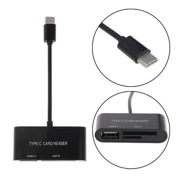 Устройство для чтения карт USB Type-C, адаптер для карт USB C SD/Micro SD/TF/SDHC/SDXC