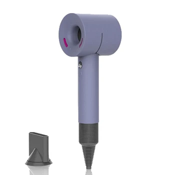 Фиолетовый Мягкий силиконовый защитный чехол для сверхзвукового фена Dyson, полная защита 360 градусов, чехол для зарядки для воздуходувки Dyson